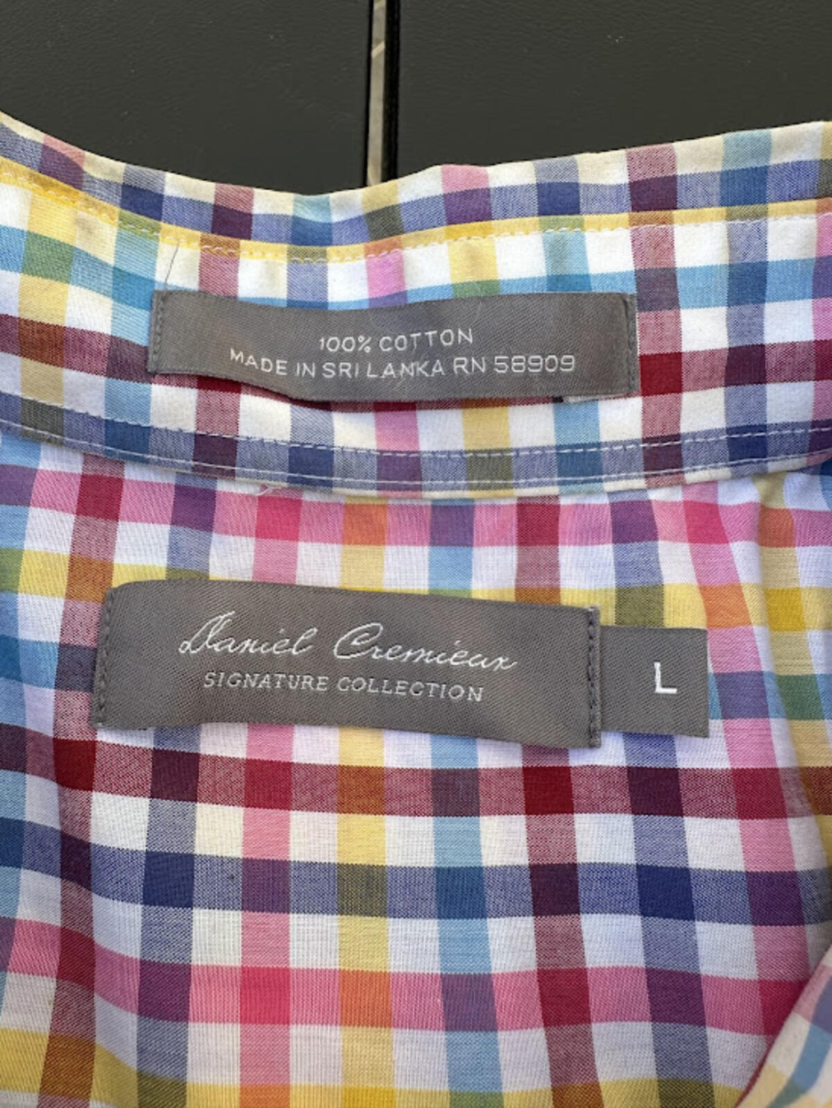 Daniel Cremieux Check Shirt L Multicolor