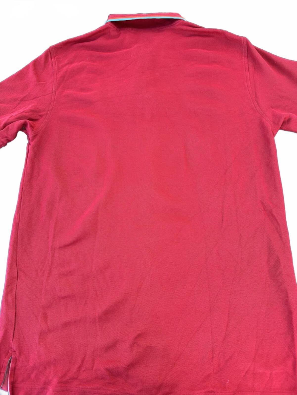 Psycho Bunny Polo Red Pima Cotton XL