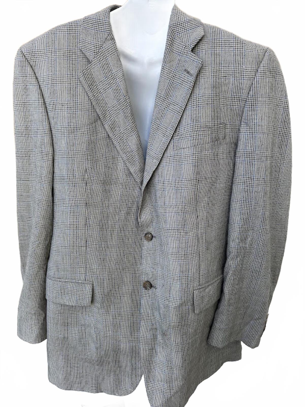 Ralph Lauren Polo Univ Silk Wool Blazer 44L