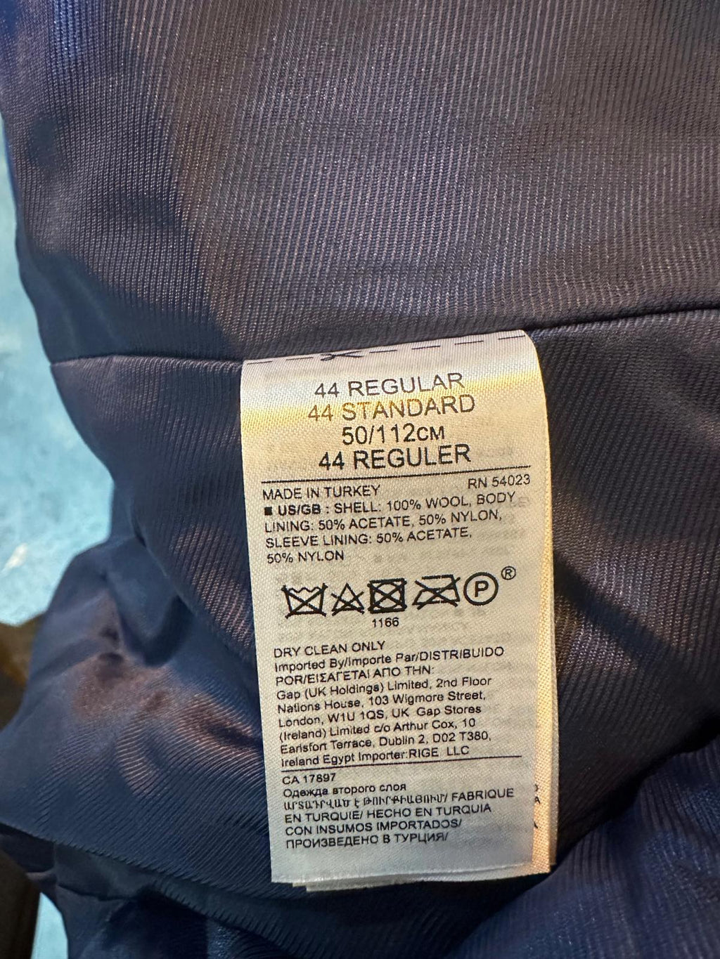 Banana Republic Reda 110s Wool Blazer 44R Slim Fit