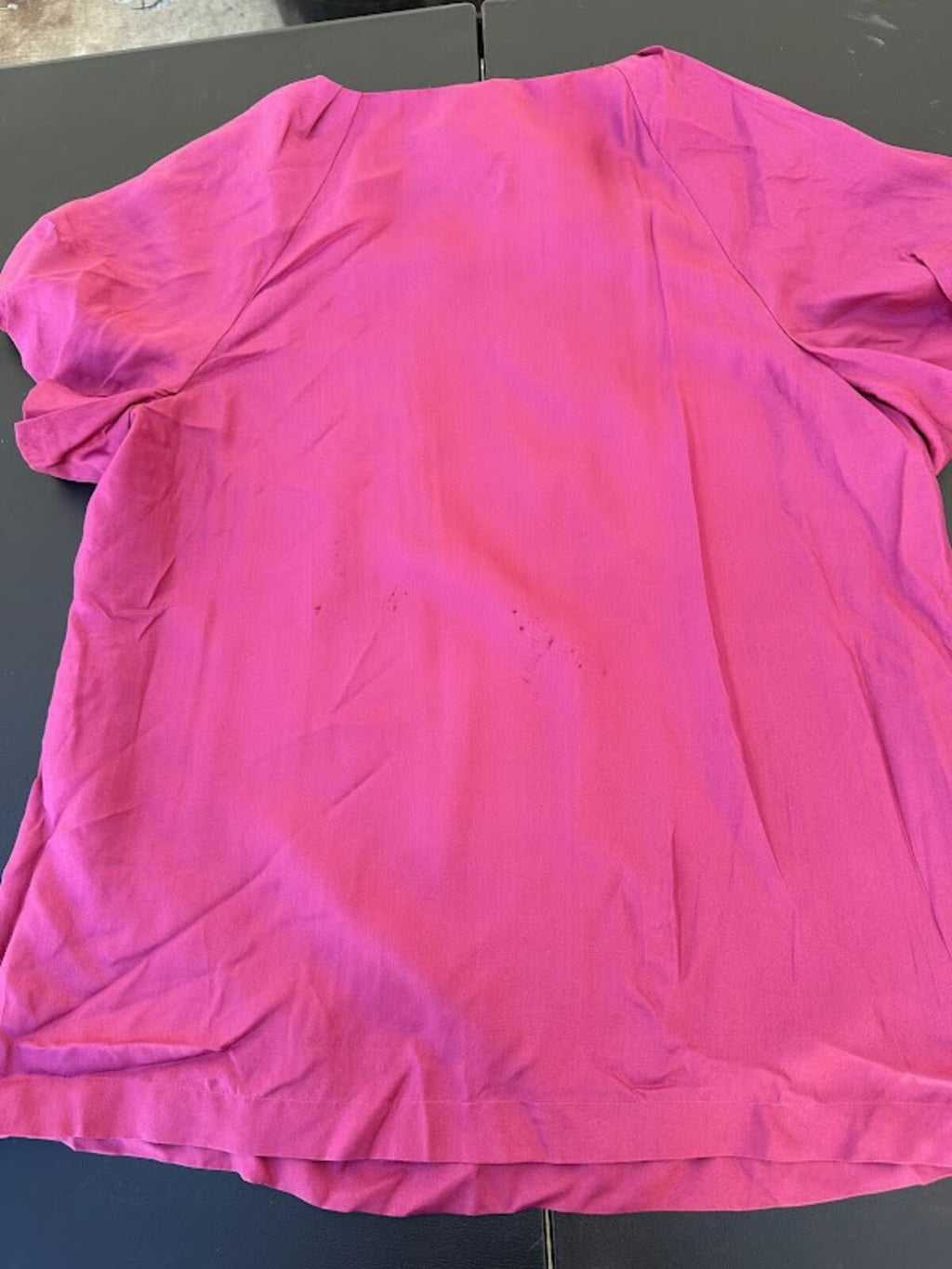 Ann Taylor Silk Blouse Magenta XL NWT