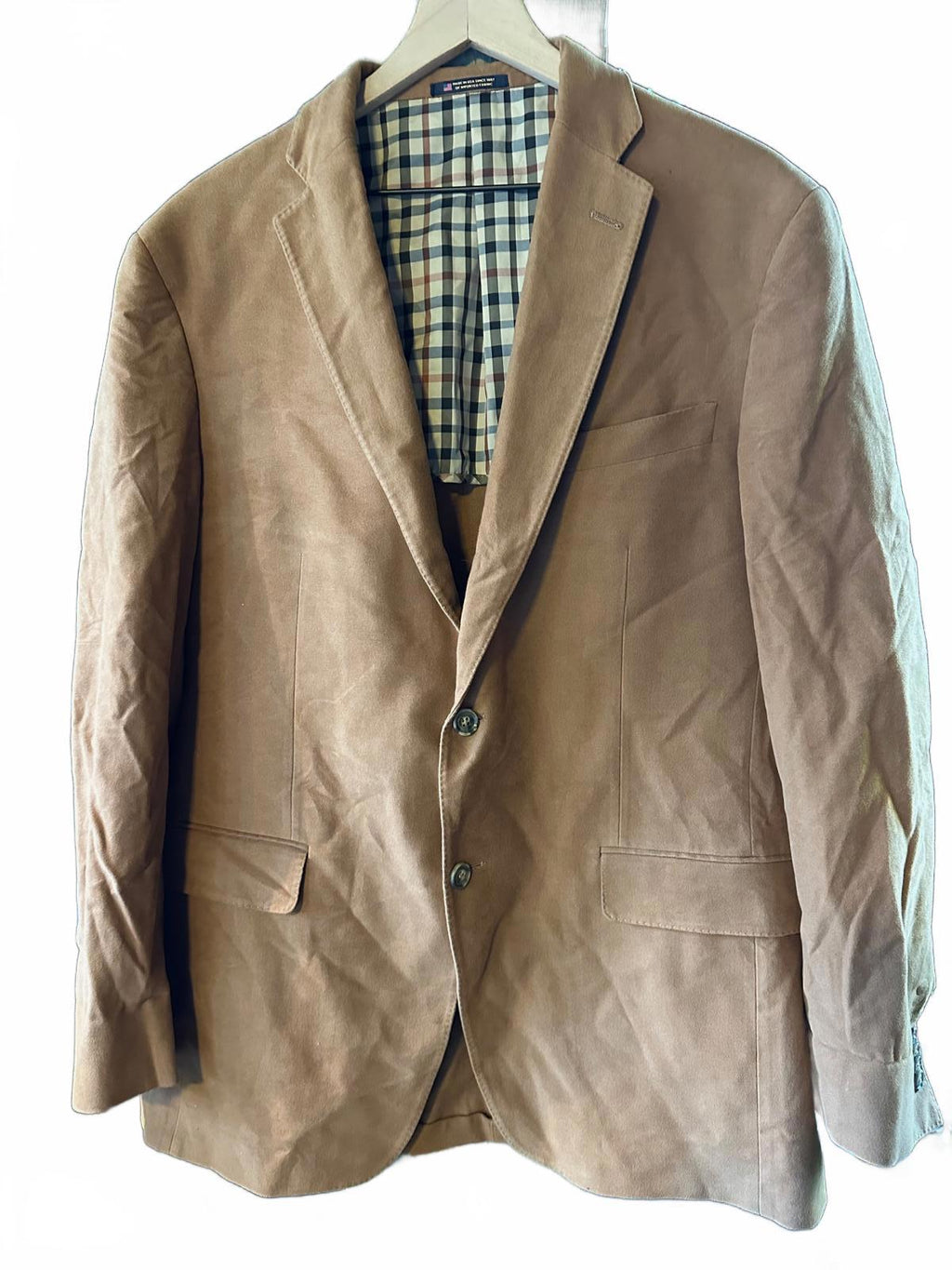 HSM Tan Sport Coat 2-Button USA