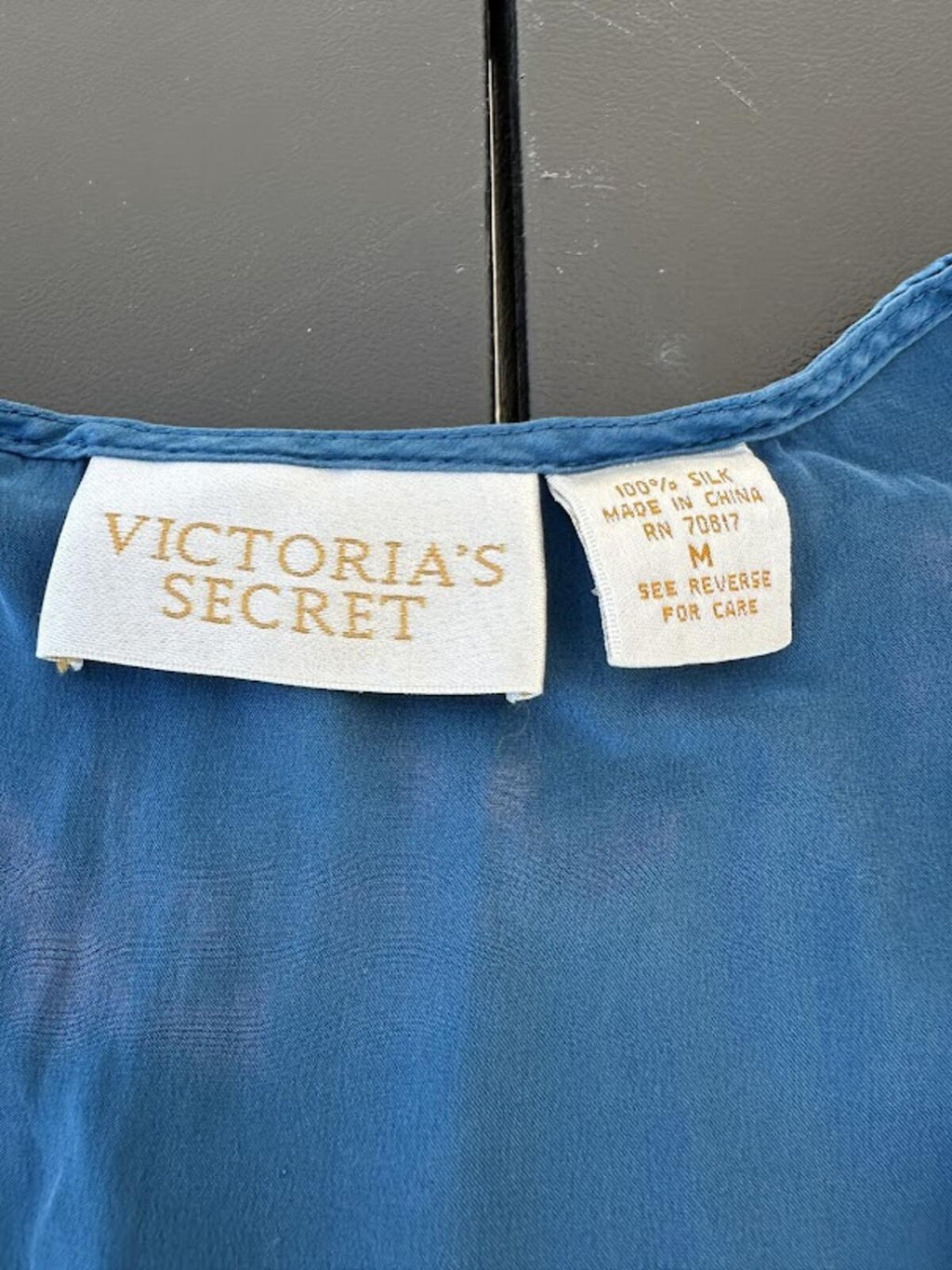 Victoria’s Secret Silk Nightgown Blue M