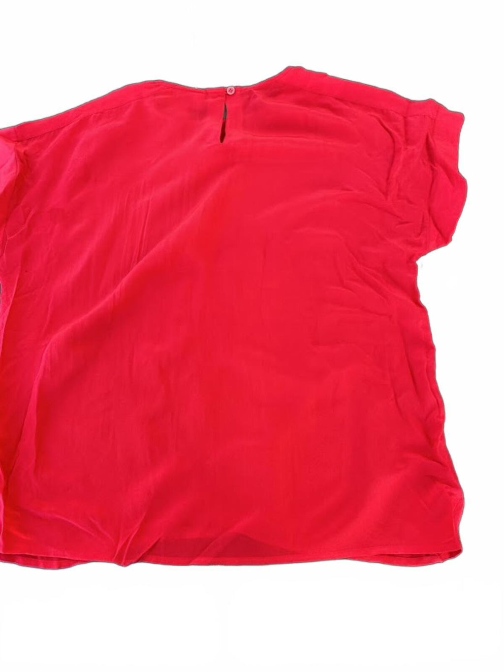 IU by Hervé Léger Silk Top Red Sz 8
