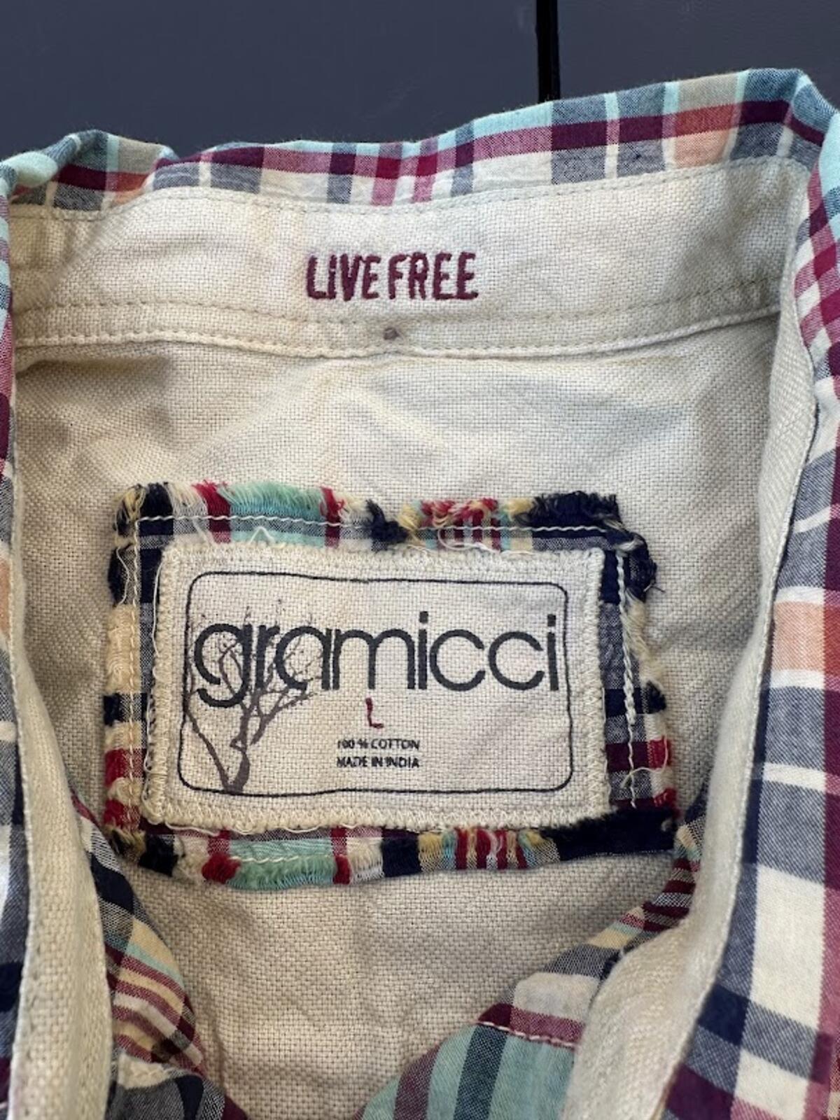 Gramicci Plaid Button Shirt Men’s Large