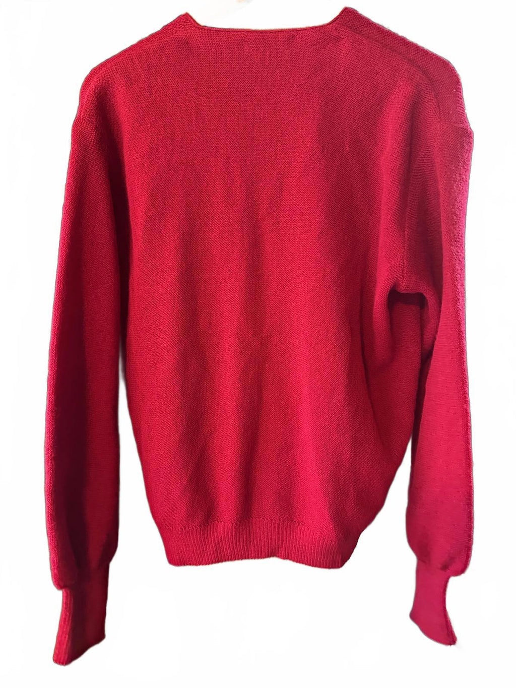 Vintage Park of Vienna Red Alpaca Cardigan Sweater