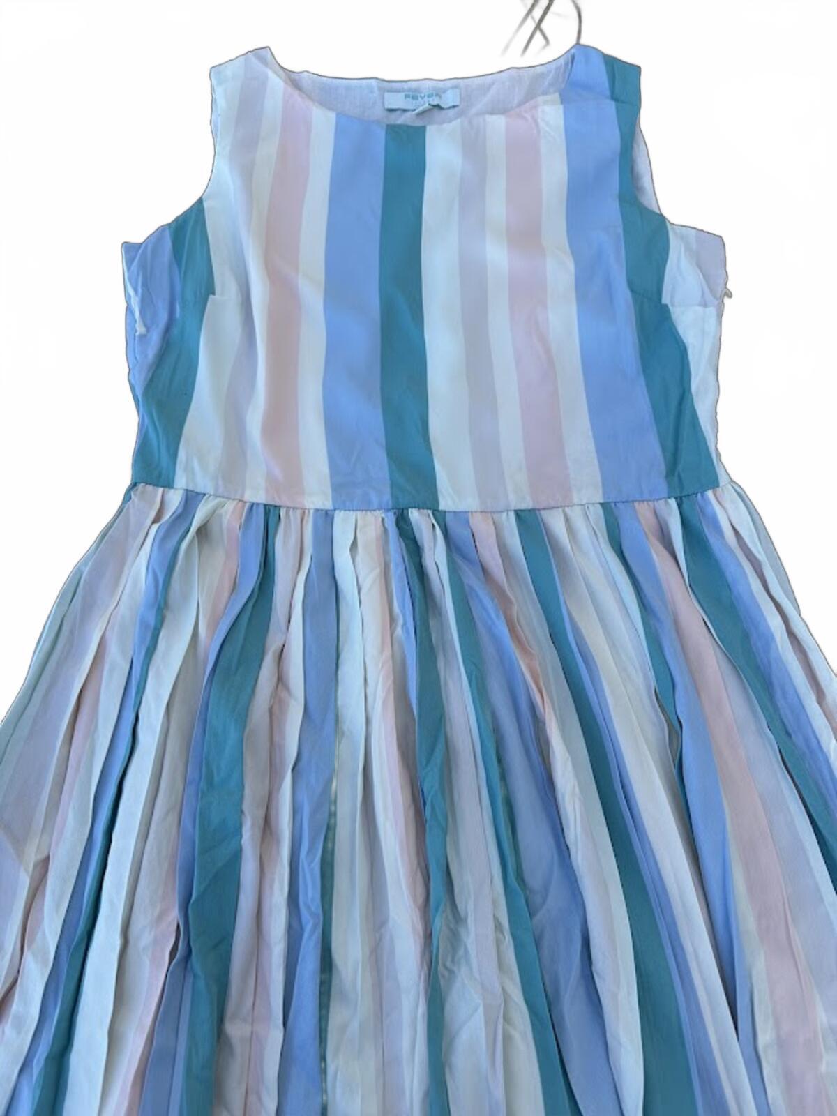 Fever London Pastel Stripe Dress Size 10