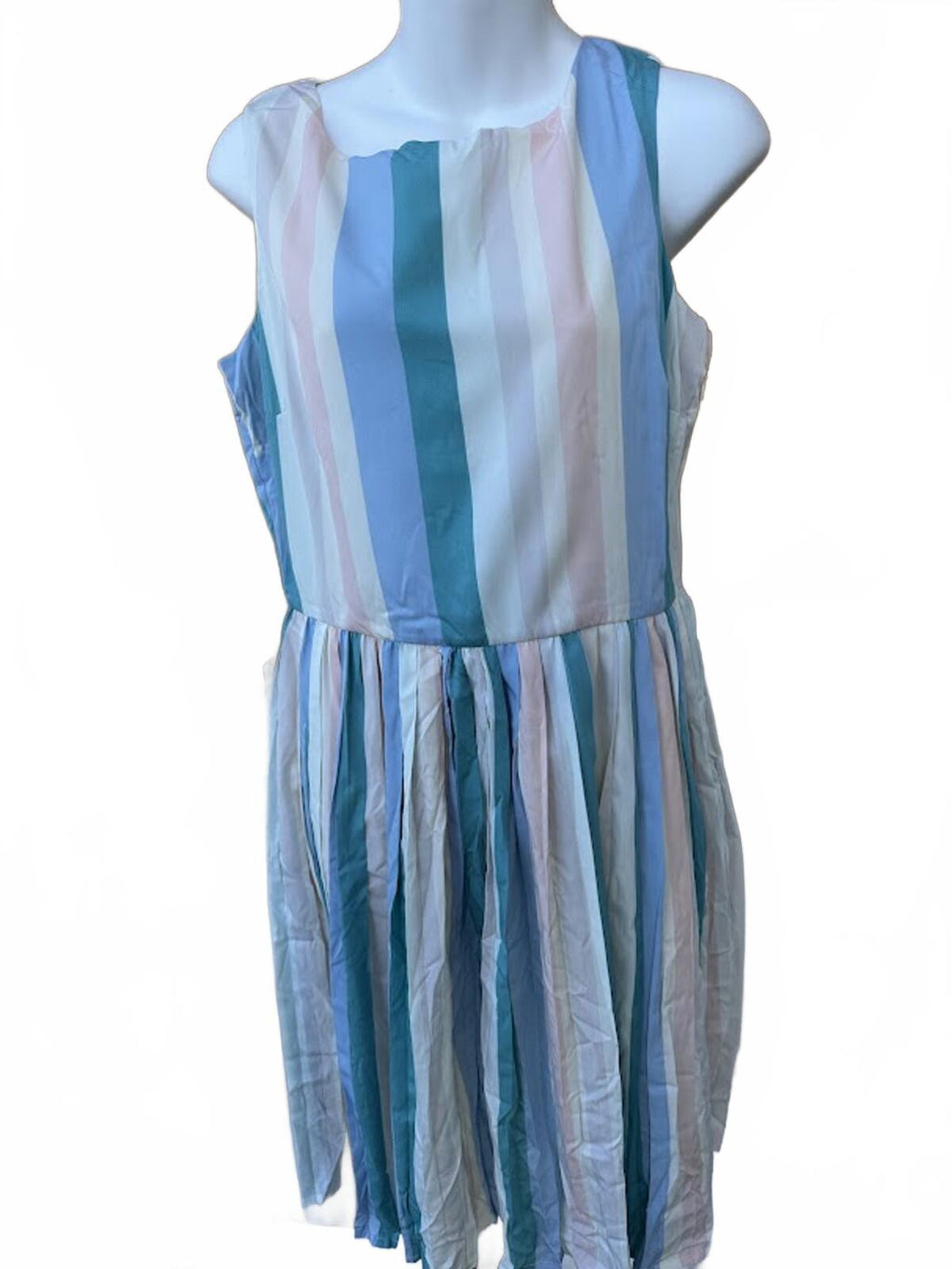 Fever London Pastel Stripe Dress Size 10