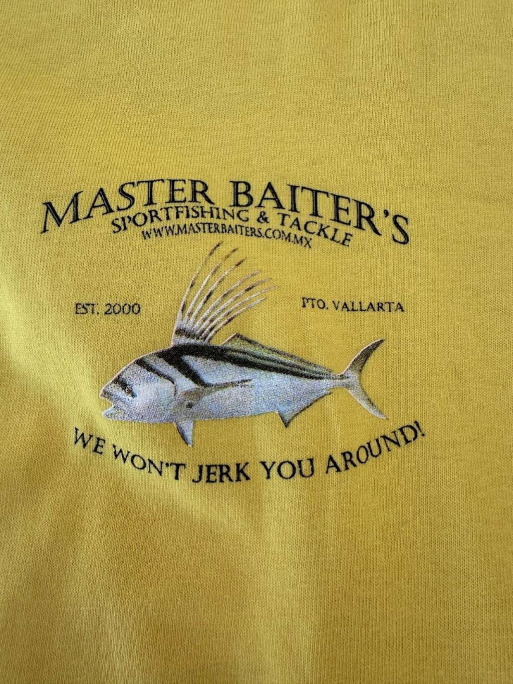 Master Baiter Fishing Tee Puerto Vallarta XXL