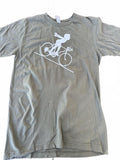 American Apparel Bicycle Graphic Tee Small