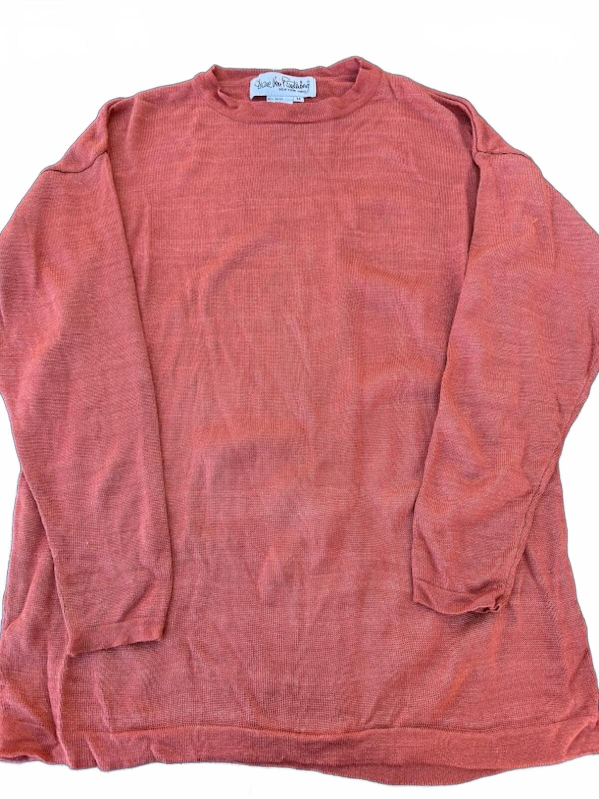 Diane Von Furstenberg Silk Blend Sweater M