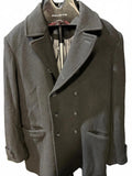 Banana Republic Wool Cashmere Overcoat L Black