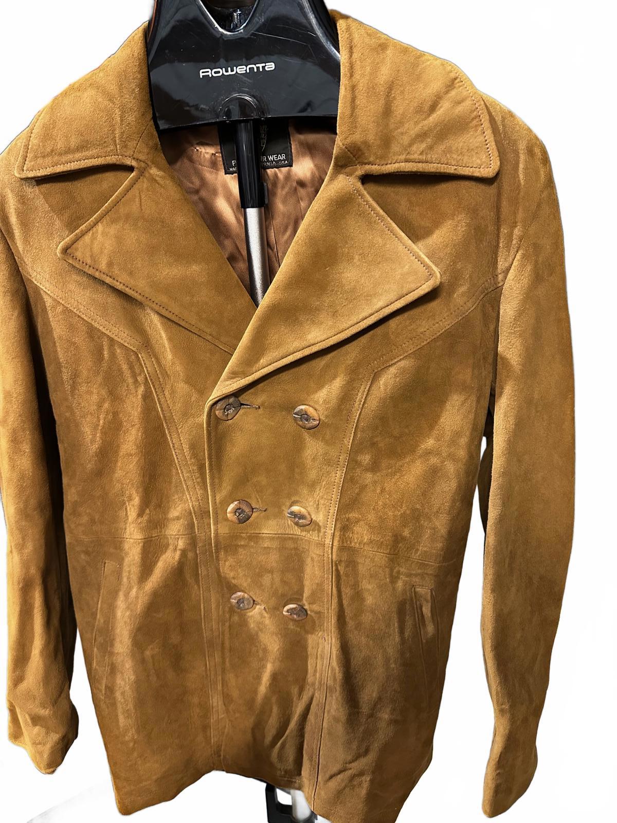 Golden Bear USA Suede Double Breasted Coat XS/S