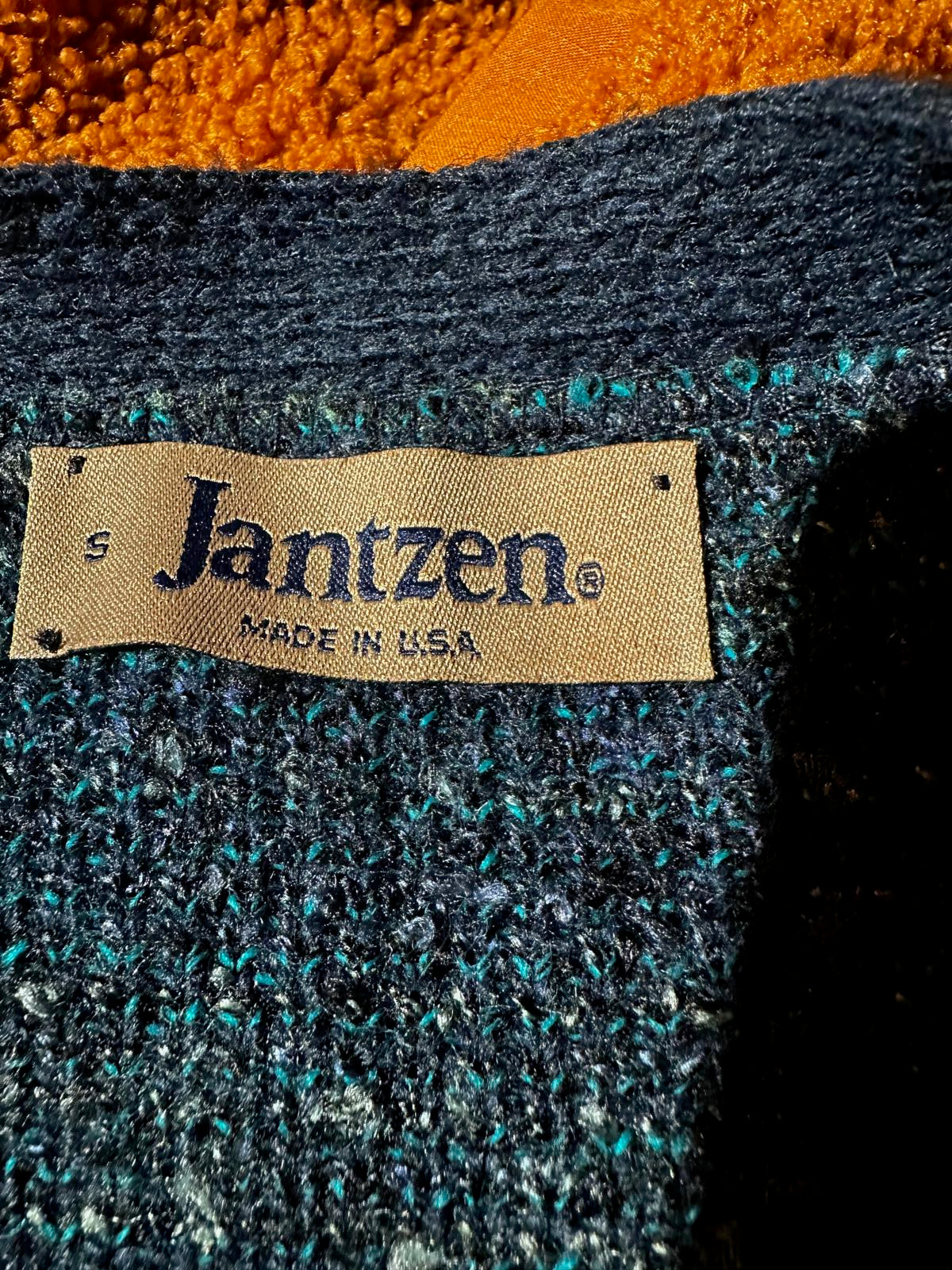 Vintage Jantzen USA-Made Acrylic Cardigan – 1980s/early 1990s