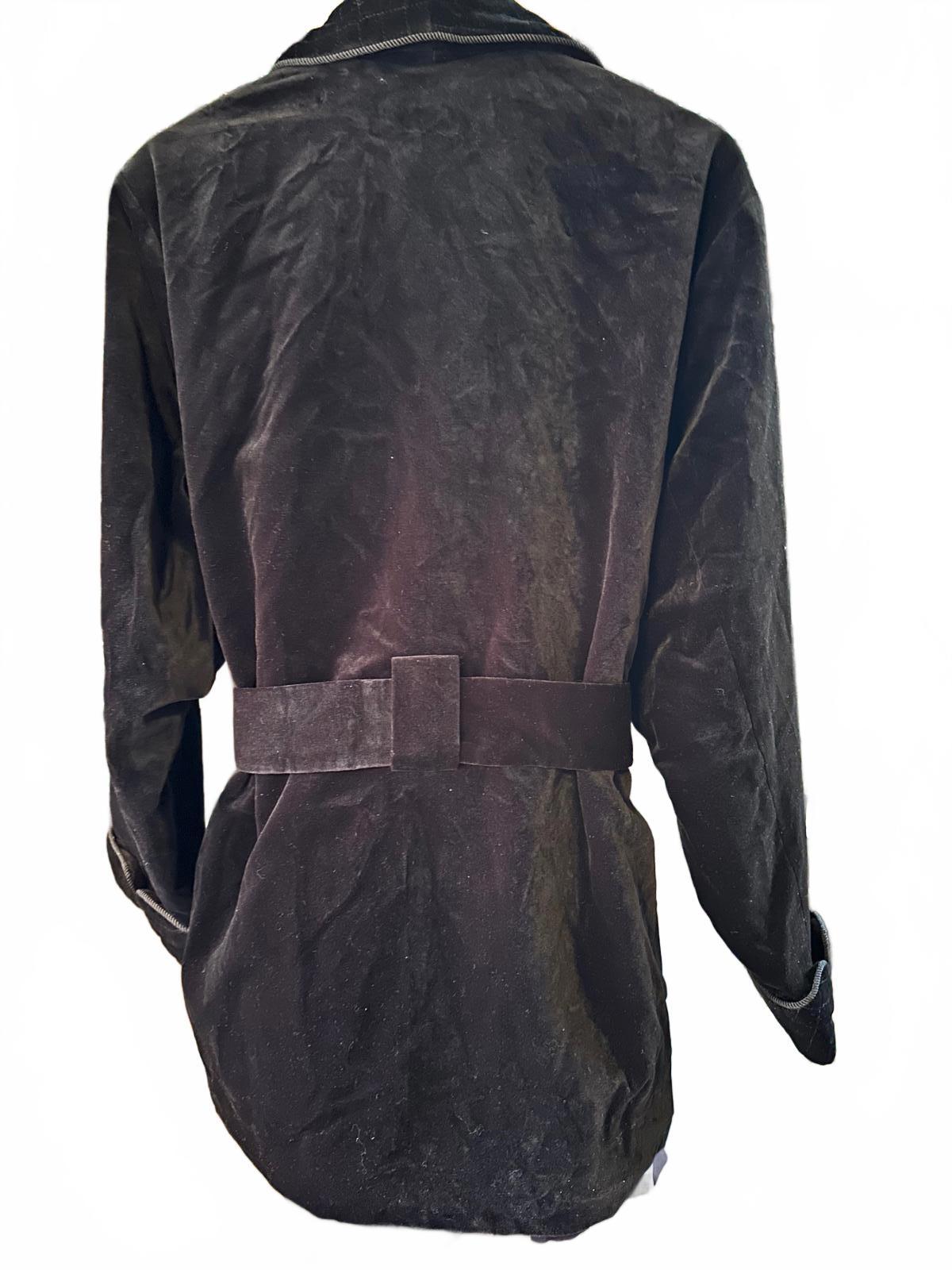 Men’s Duke & Digham Velvet Smoking Jacket XL Black
