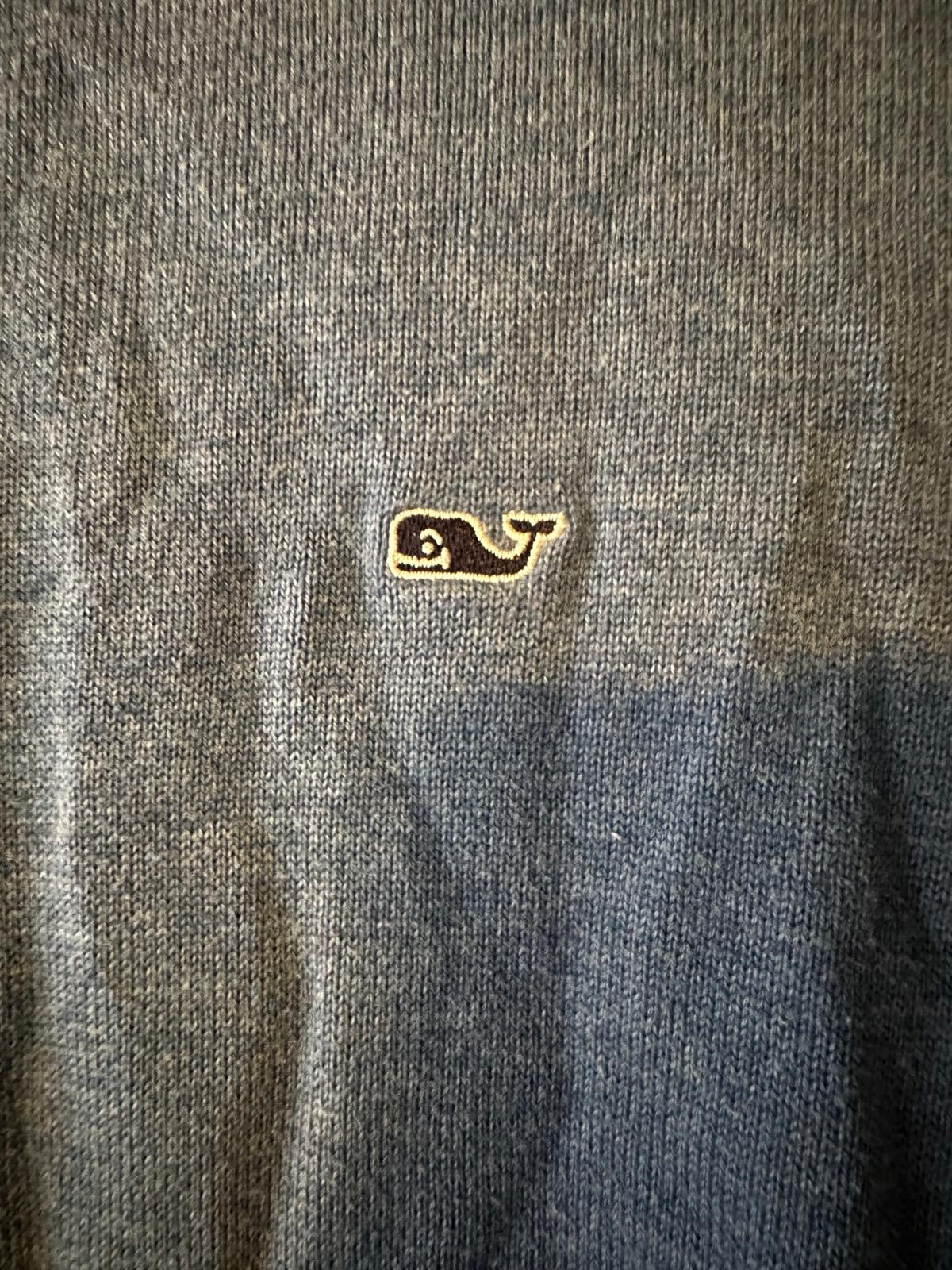 Vineyard Vines Light Blue 1/4-Zip Sweater XS