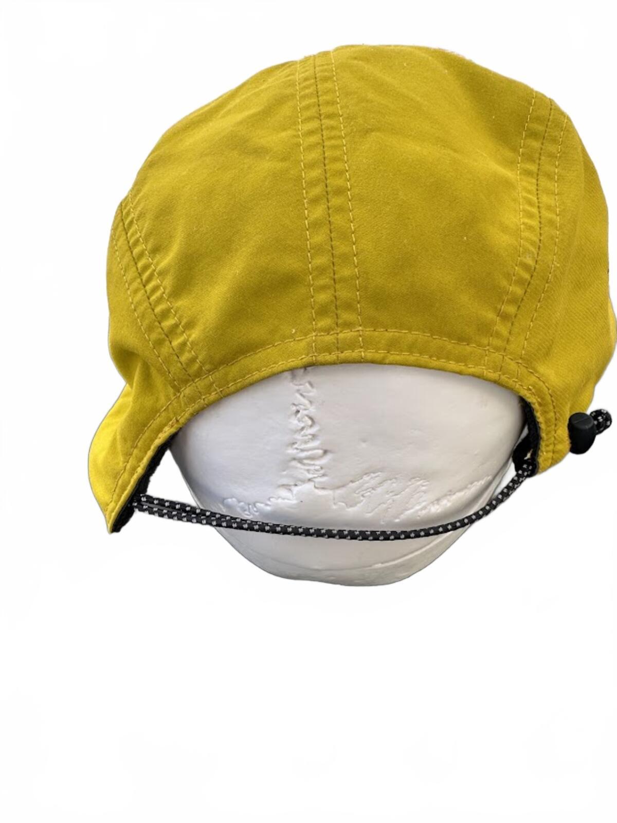 REI Yellow Trail Running Cap Cord Adjust
