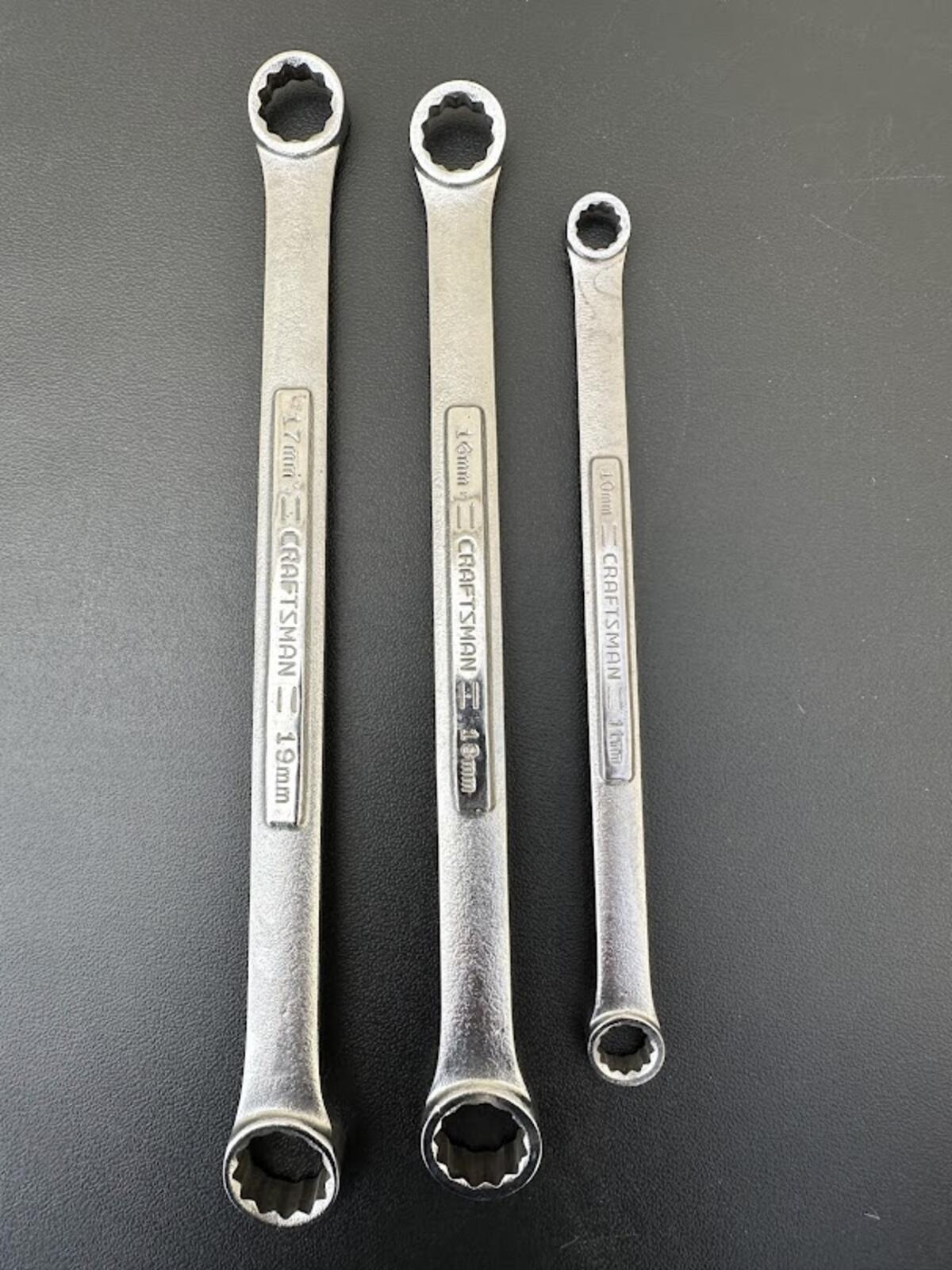 Craftsman USA Metric Wrench Set 10mm 17mm 19mm