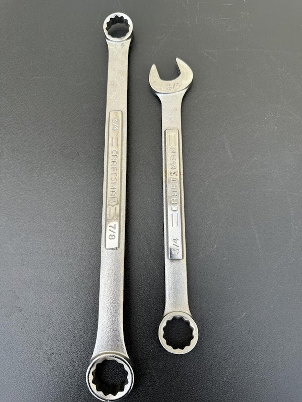 Craftsman USA 3/4 Wrench Set Box & Combo