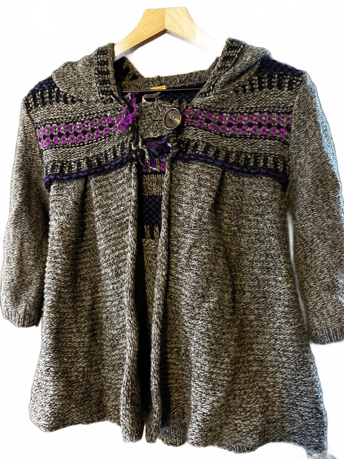 Free People Wool Blend Boho Cardigan S