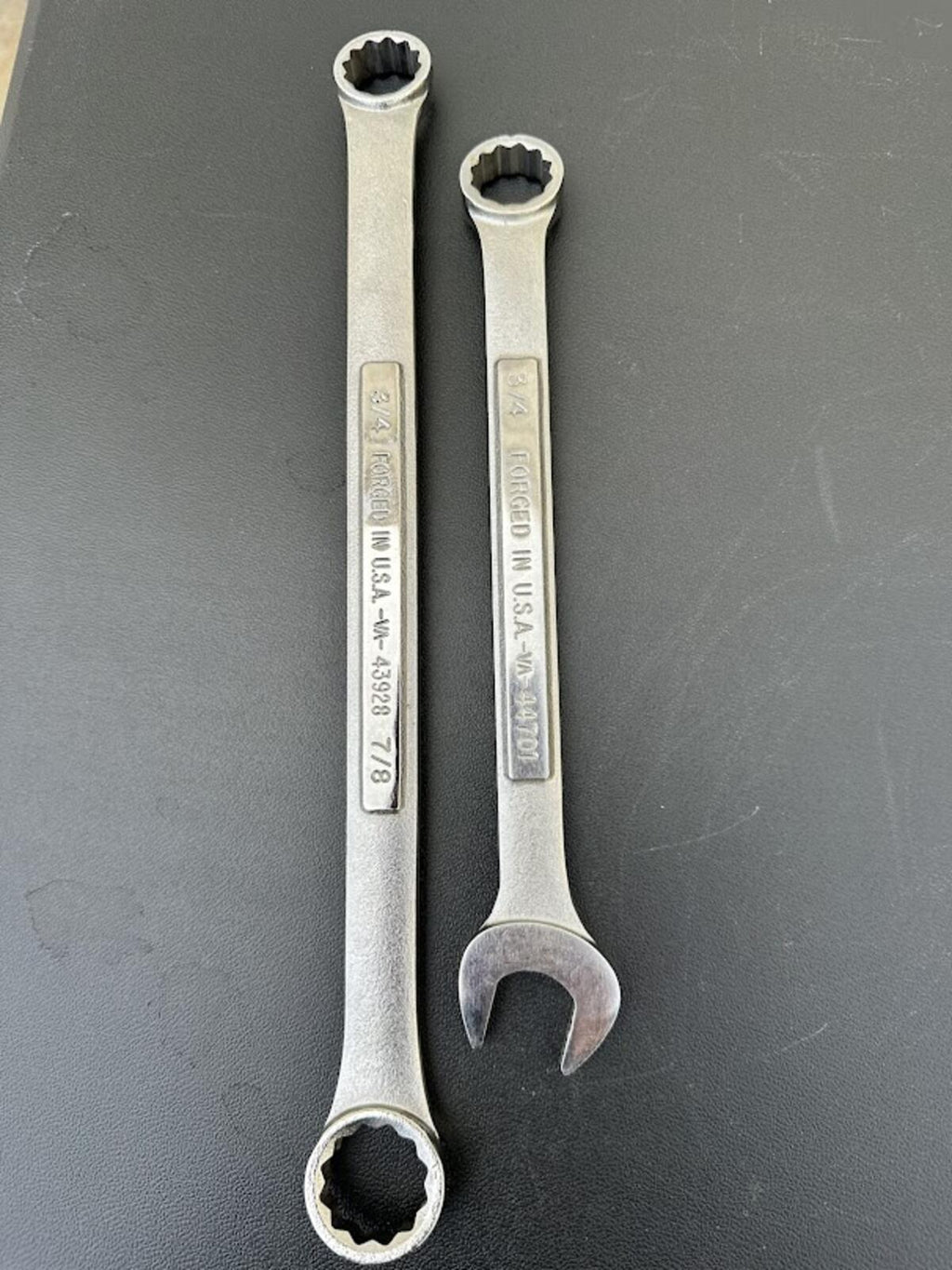 Craftsman USA 3/4 Wrench Set Box & Combo
