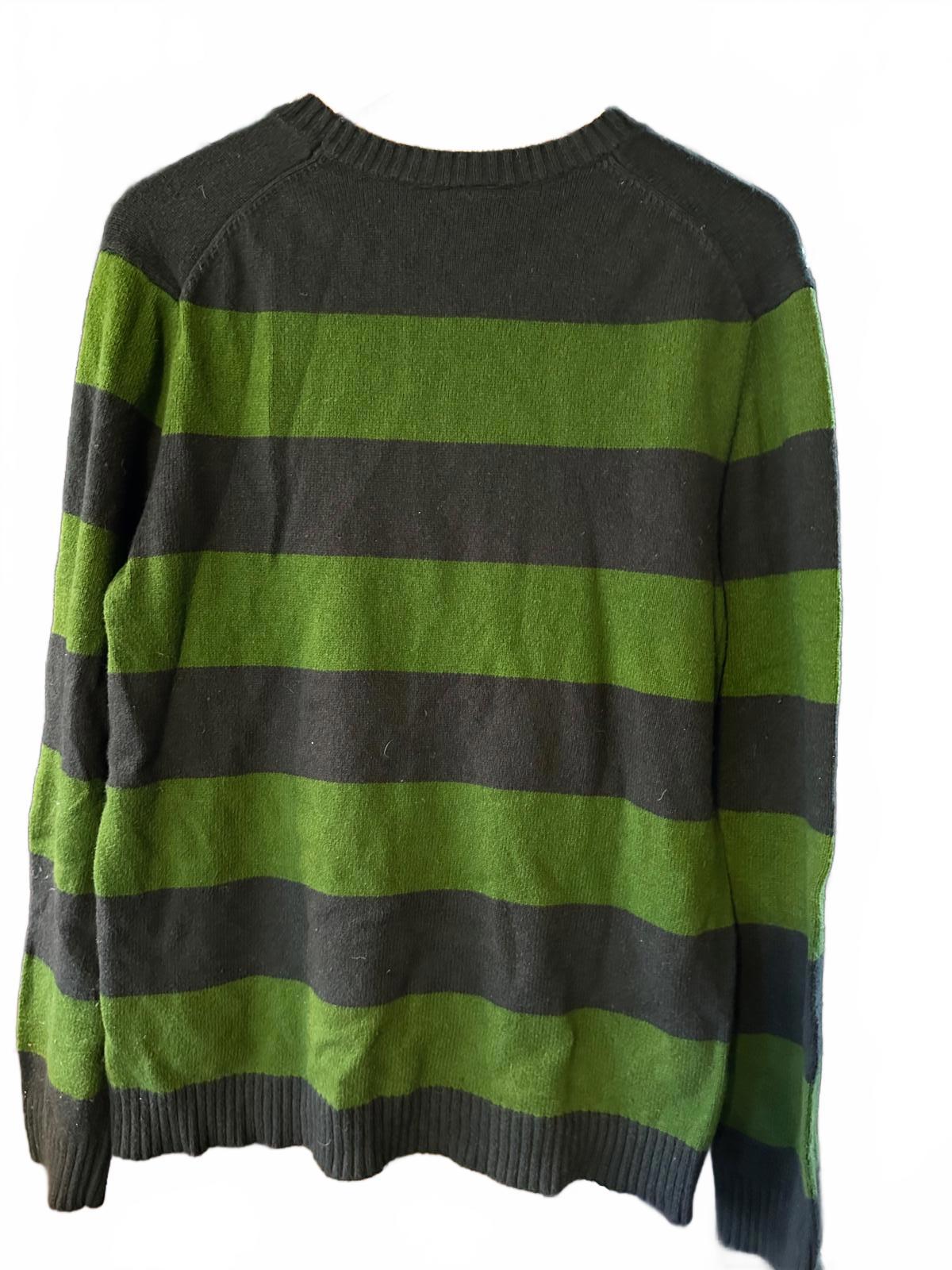 GAP Green Striped Sweater Men’s Large