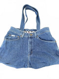 Lee Denim Shorts Tote Bag Racing Lined