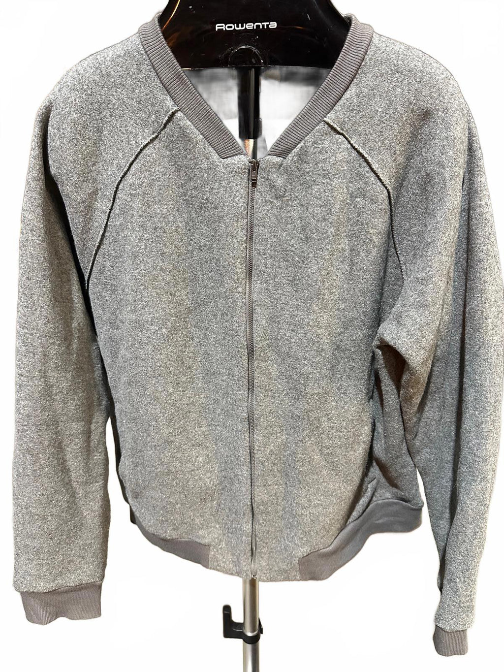 Goodfellow & Co Gray Fleece Zip Bomber Jacket XL