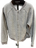 Goodfellow & Co Gray Fleece Zip Bomber Jacket XL