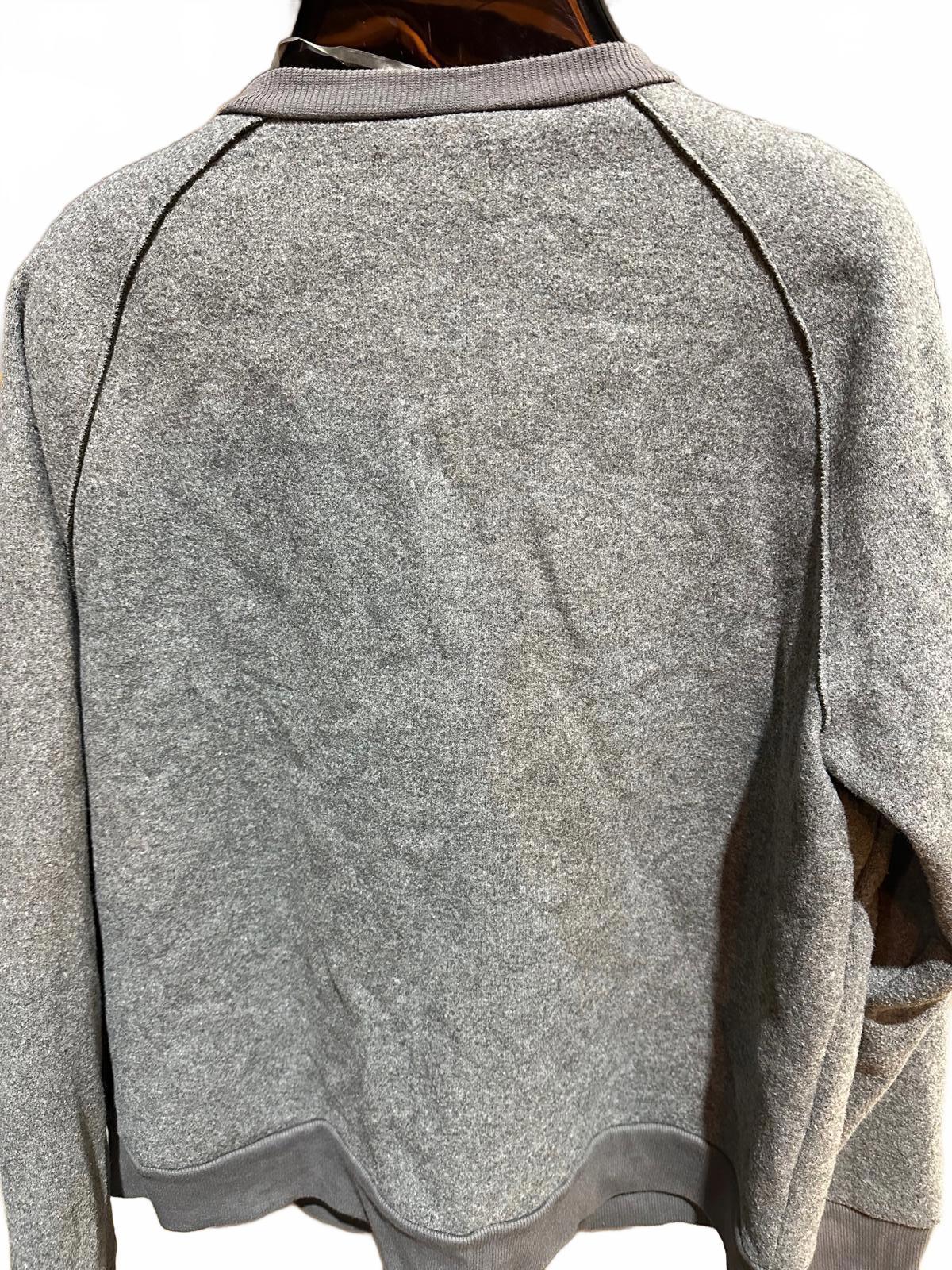 Goodfellow & Co Gray Fleece Zip Bomber Jacket XL
