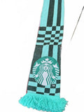 Starbucks 2023 Plaid Siren Fringe Scarf 69”