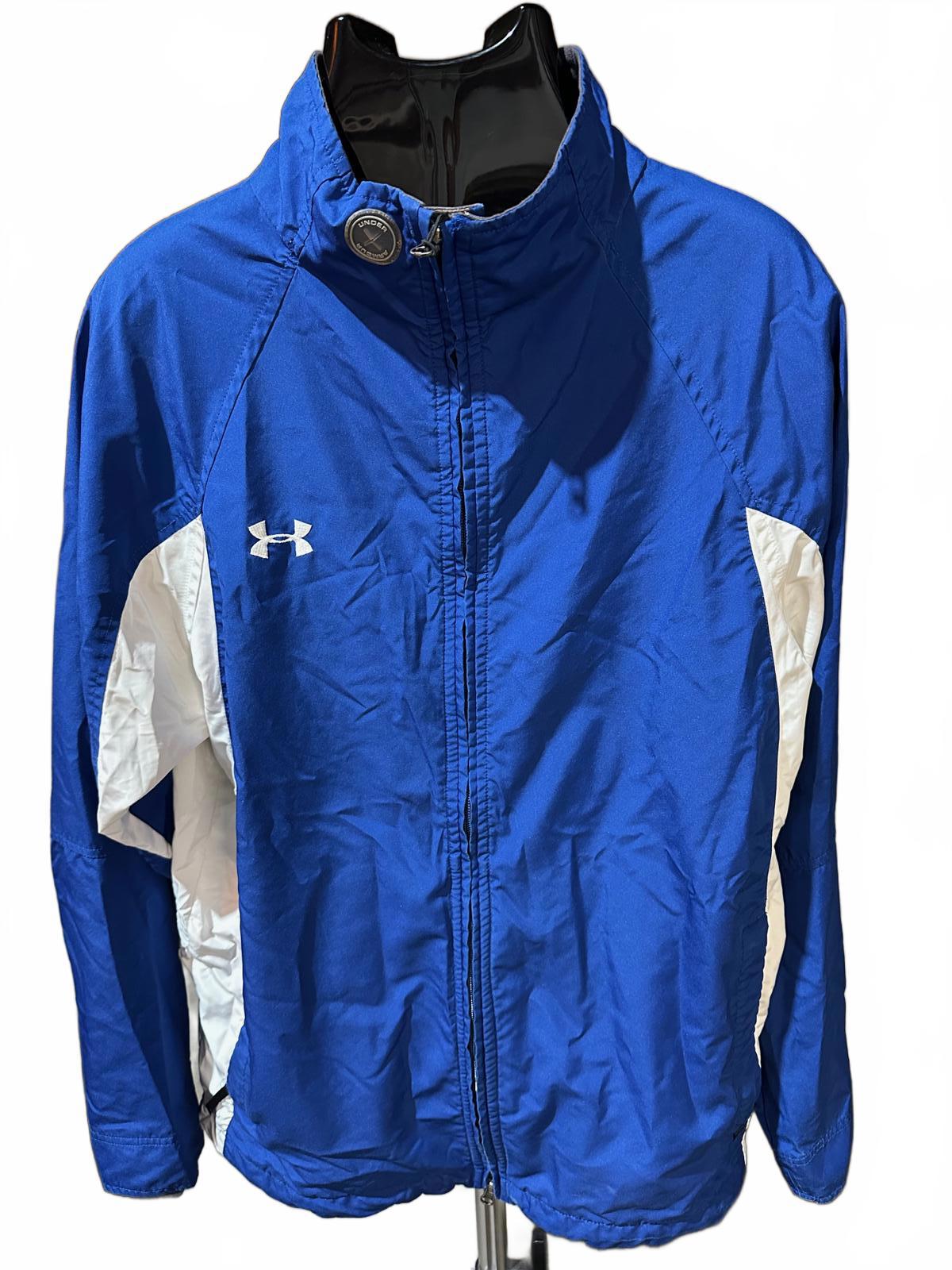 Under Armour Blue Windbreaker Jacket Men’s Large