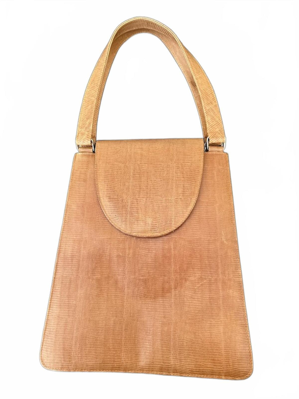 Charles Jourdan Lizard Embossed Leather Bag