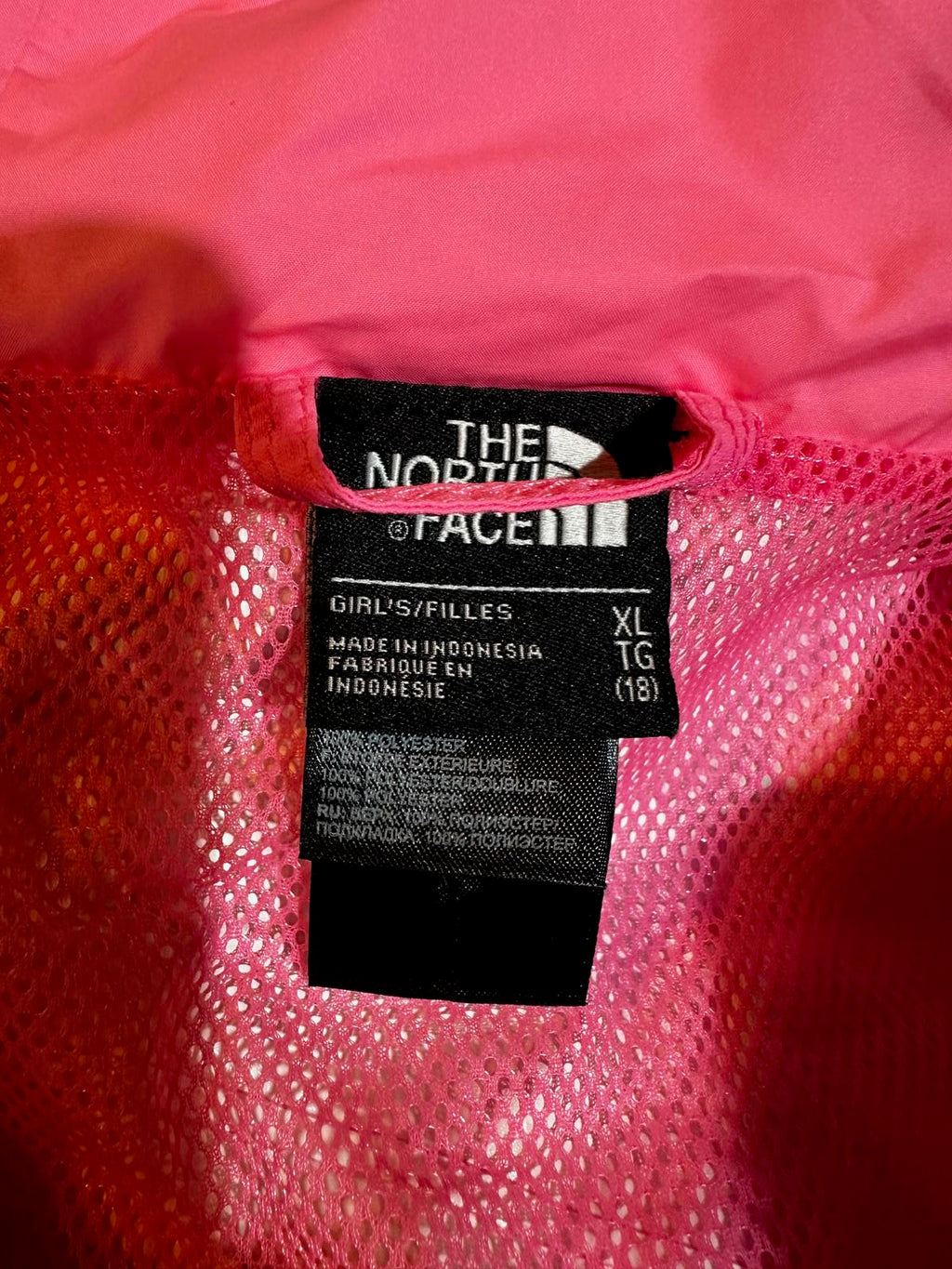 The North Face Girls XL Ski Shell Jacket Pink