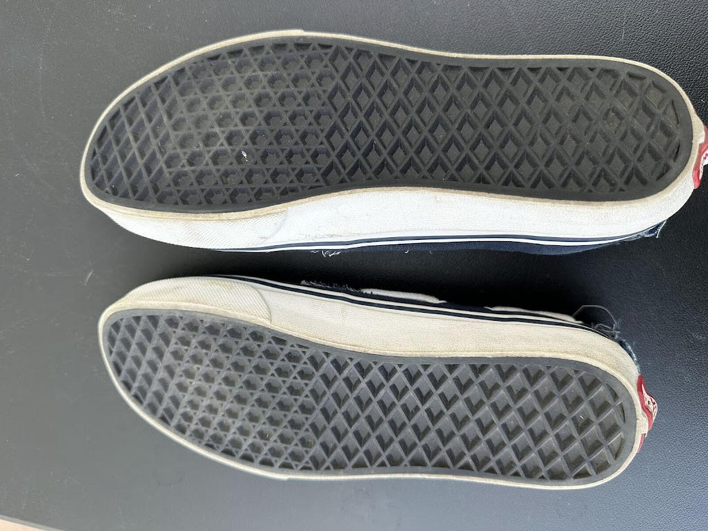 Vans Off The Wall Boat Shoes Navy 6.5