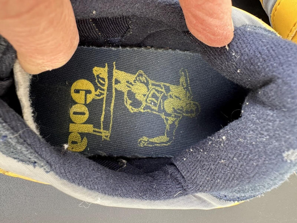 Gola Harrier Style Sneakers Gray Yellow 11