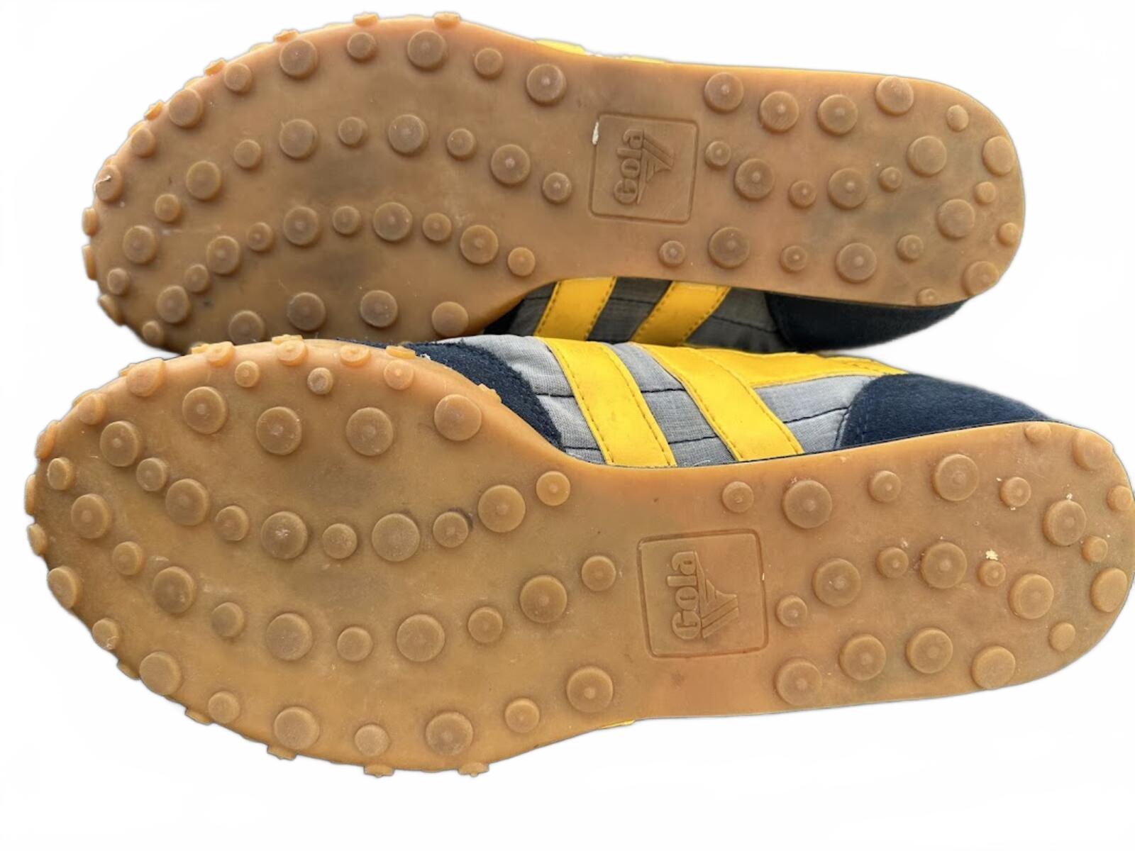 Gola Harrier Style Sneakers Gray Yellow 11