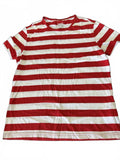 Columbia Striped Tee Red White Womens M NWT