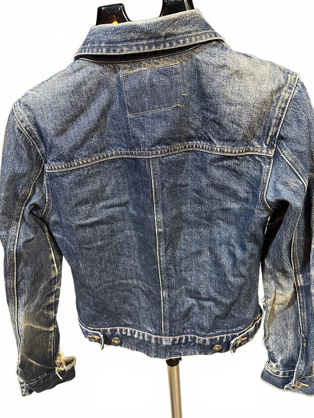 Vintage Guess USA Denim Jacket Medium Distressed