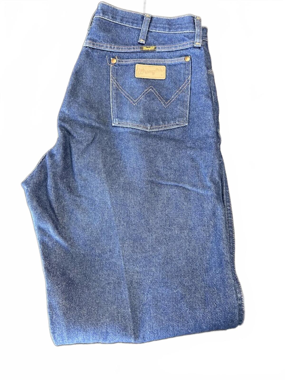 Wrangler Jeans 40x36 Straight Fit Denim Blue