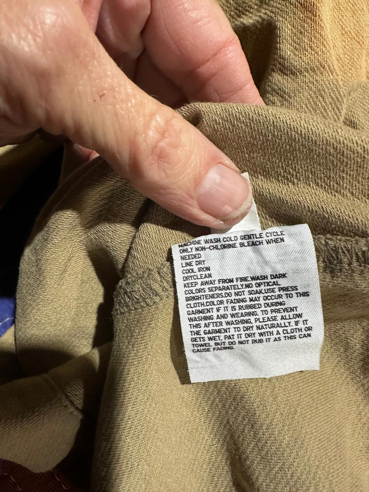 Uniqlo Men’s Khaki Cotton Chore Jacket L