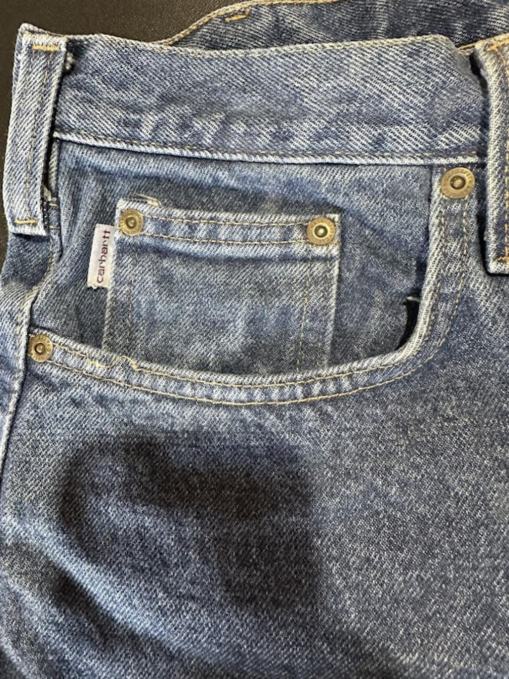 Carhartt Relaxed Fit Jeans 32x30 Light Wash Denim