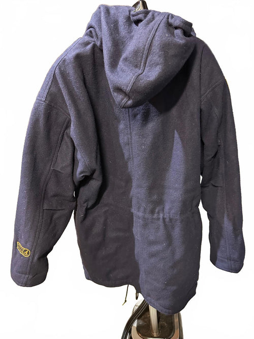 Boatworks Navy Wool Duffle Coat Toggle Jacket S