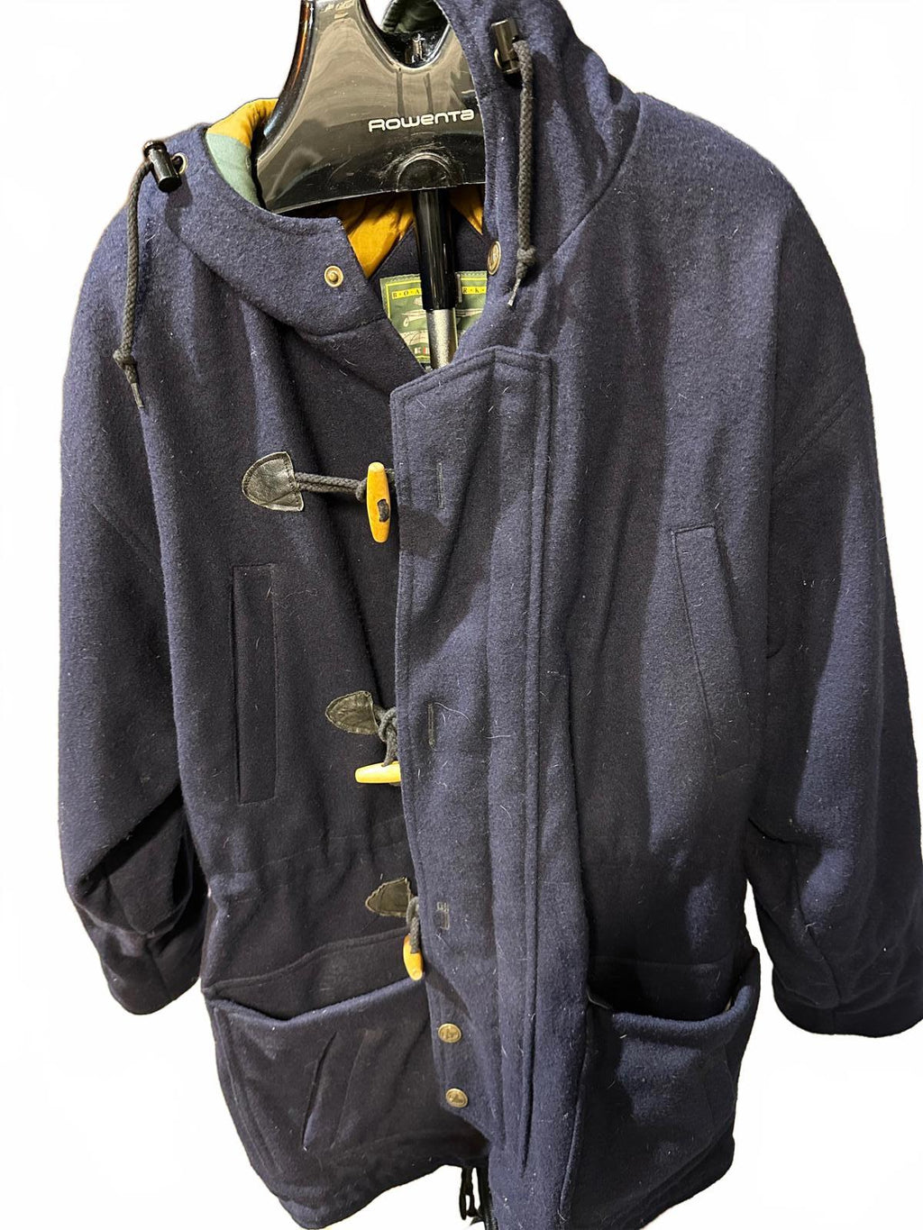 Boatworks Navy Wool Duffle Coat Toggle Jacket S