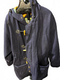 Boatworks Navy Wool Duffle Coat Toggle Jacket S
