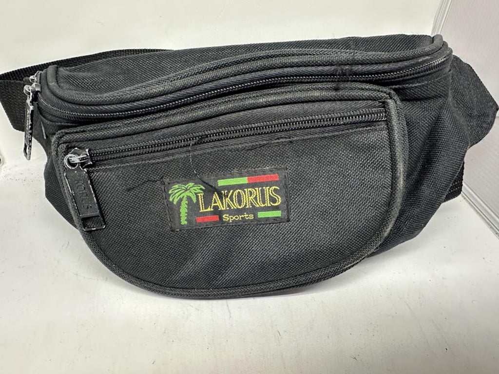 Lakorus Sports Black Fanny Pack Waist Bag