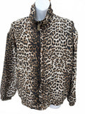 Fuda International Silk Leopard Jacket M