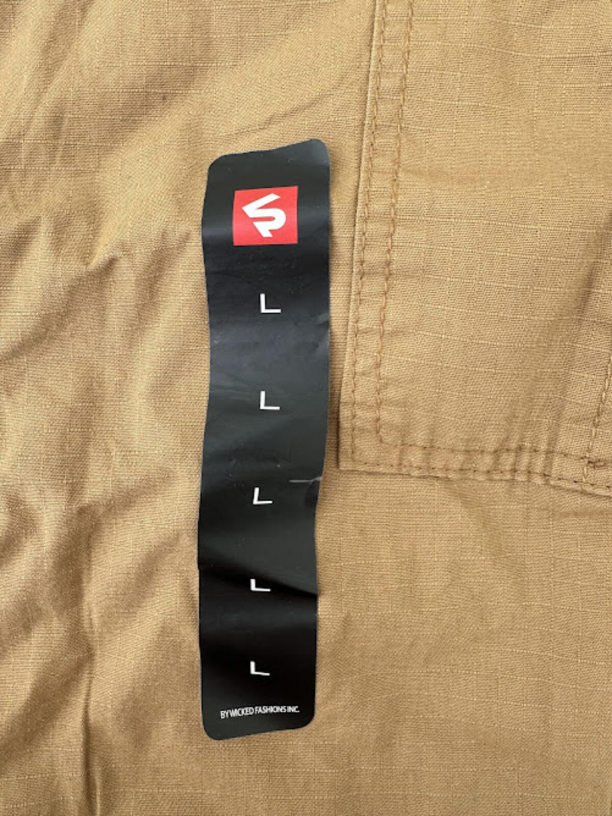 Southpole Cargo Jogger Pants Wheat L NWT