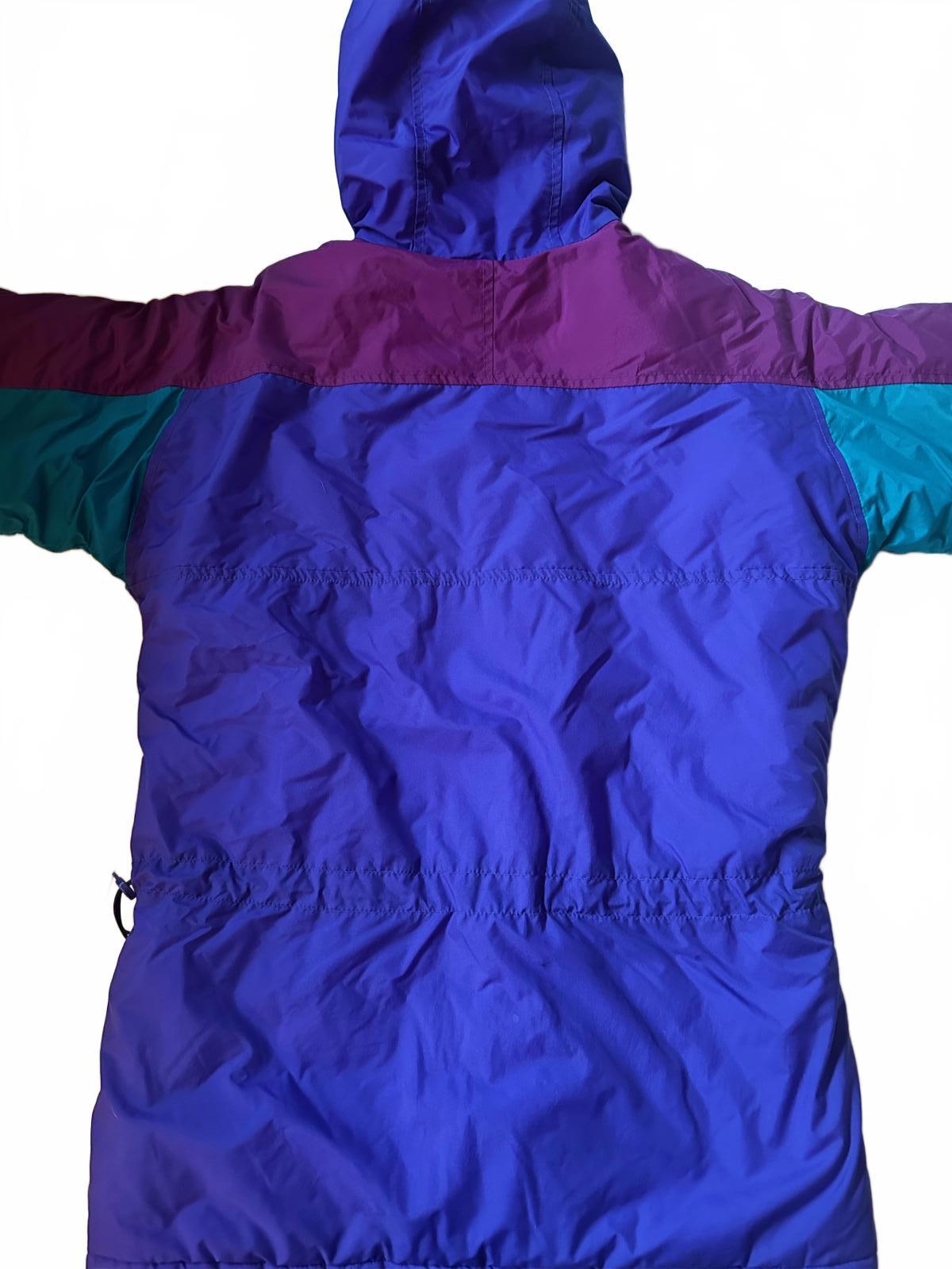 Vintage Columbia Ski Parka Youth XL Colorblock 90s