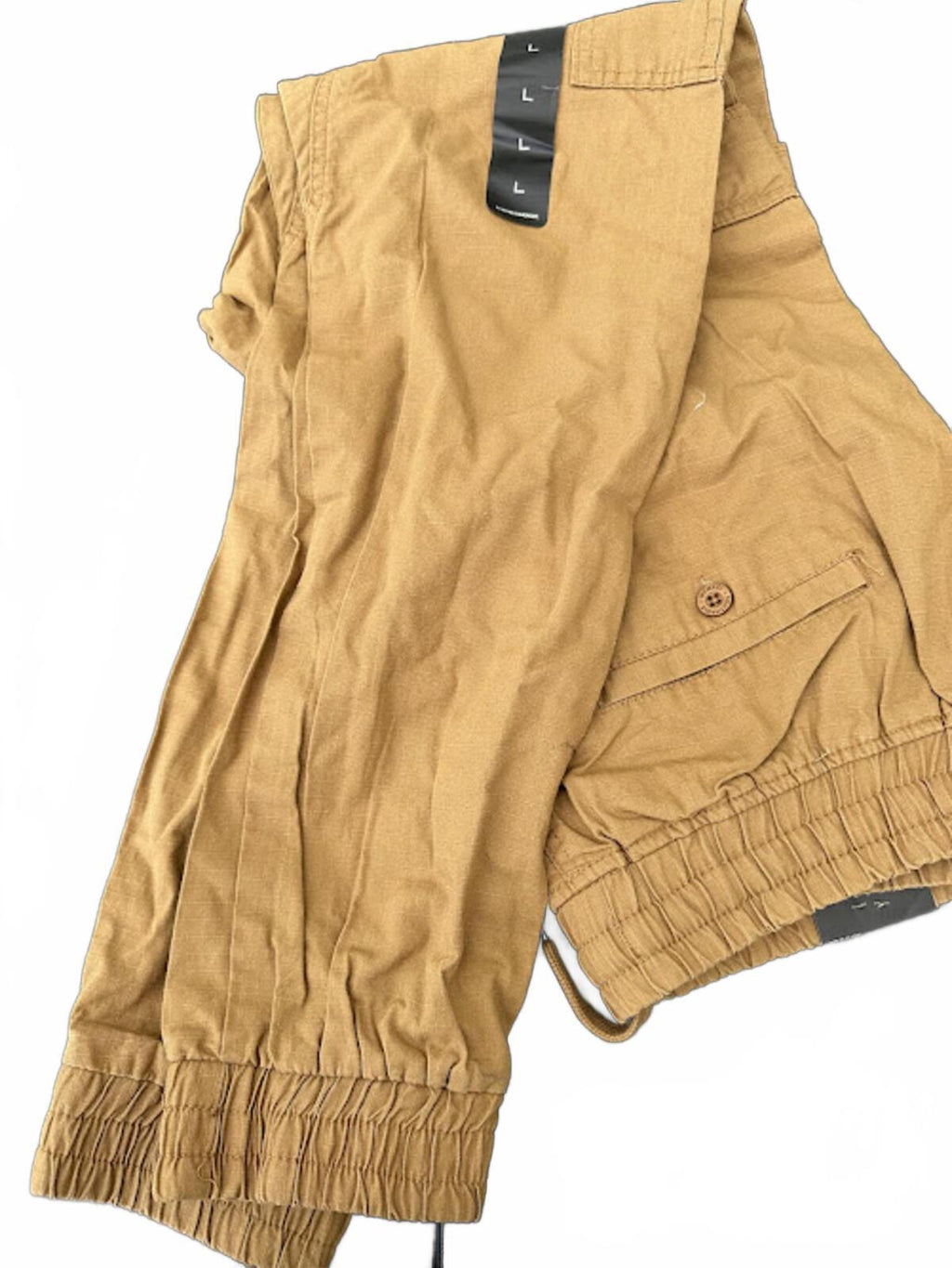 Southpole Cargo Jogger Pants Wheat L NWT